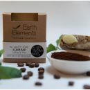 Peeling Seifenstück Kaffee-Minze (hergestellt aus Kaffeeabfällen)